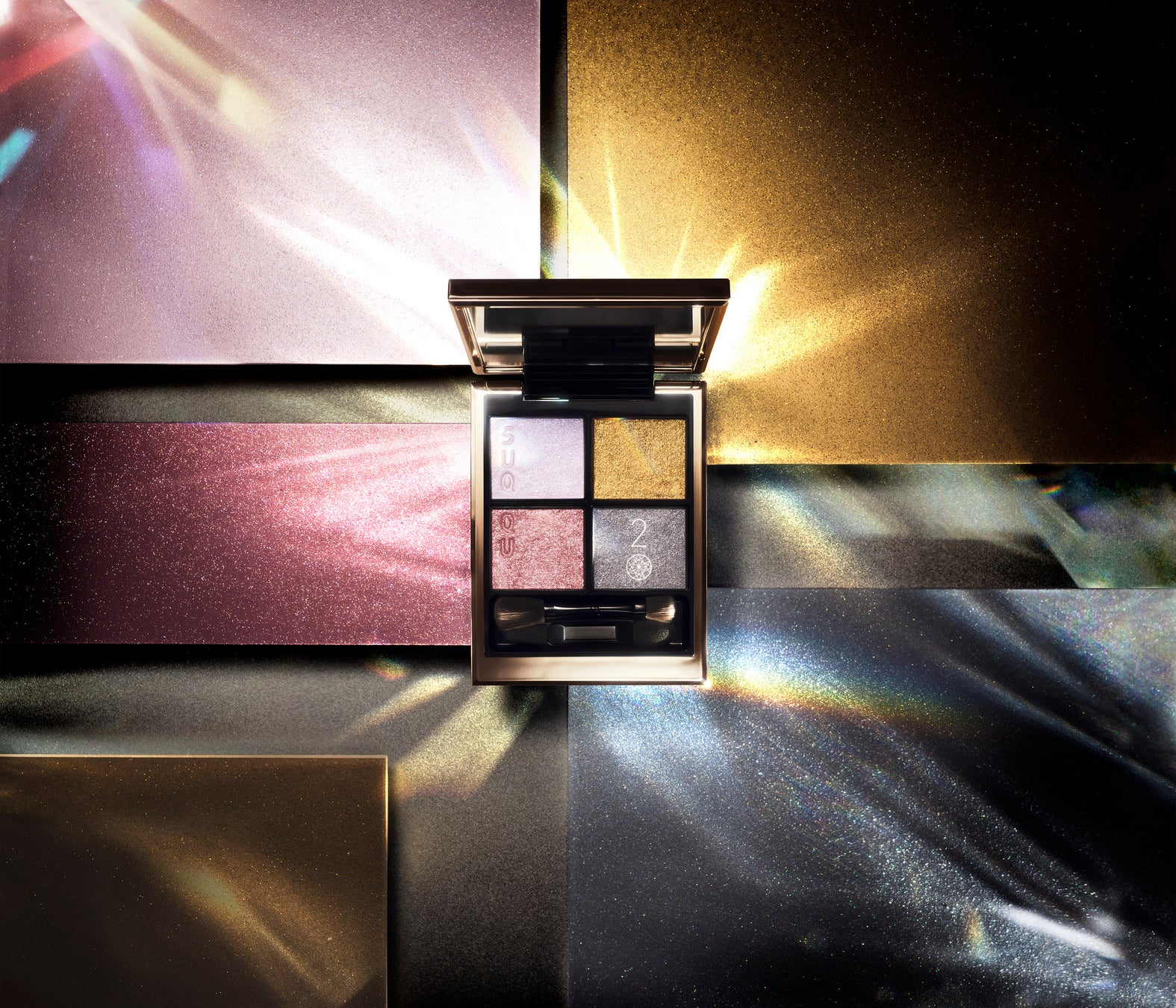 SUQQU、ブランド初となる受注生産を実施。人気の4色パレット、シグニチャー カラー アイズ 133 燦々 -SANSAN 限定発売のサブ画像1