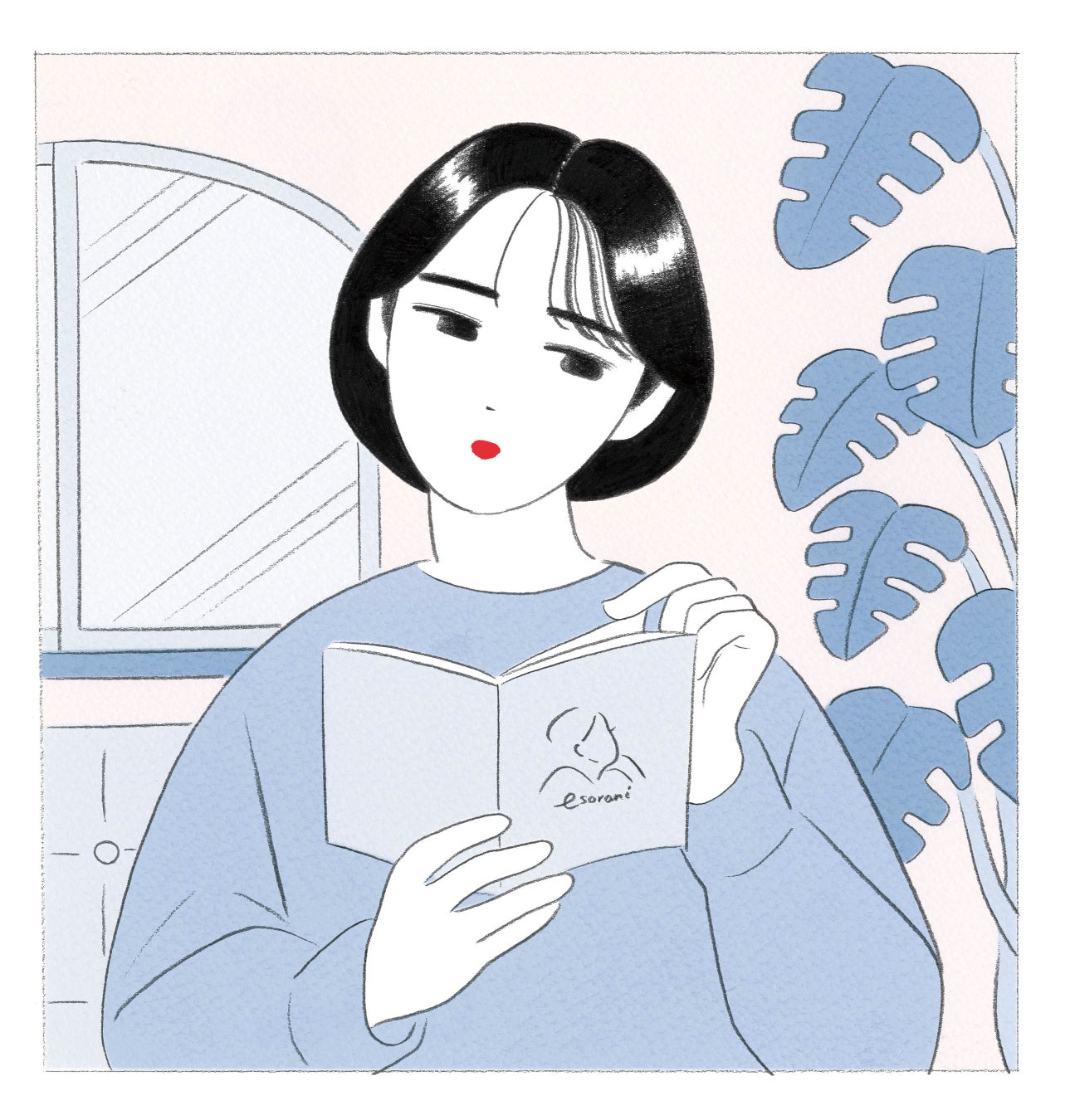 SNSでよく見る「黒髪のアンニュイな女の子」の誕生秘話も？！注目のイラストレーター深川 優さんが明かすクリエイティブ裏話をお届け!スペシャルインタビュー大公開のサブ画像5