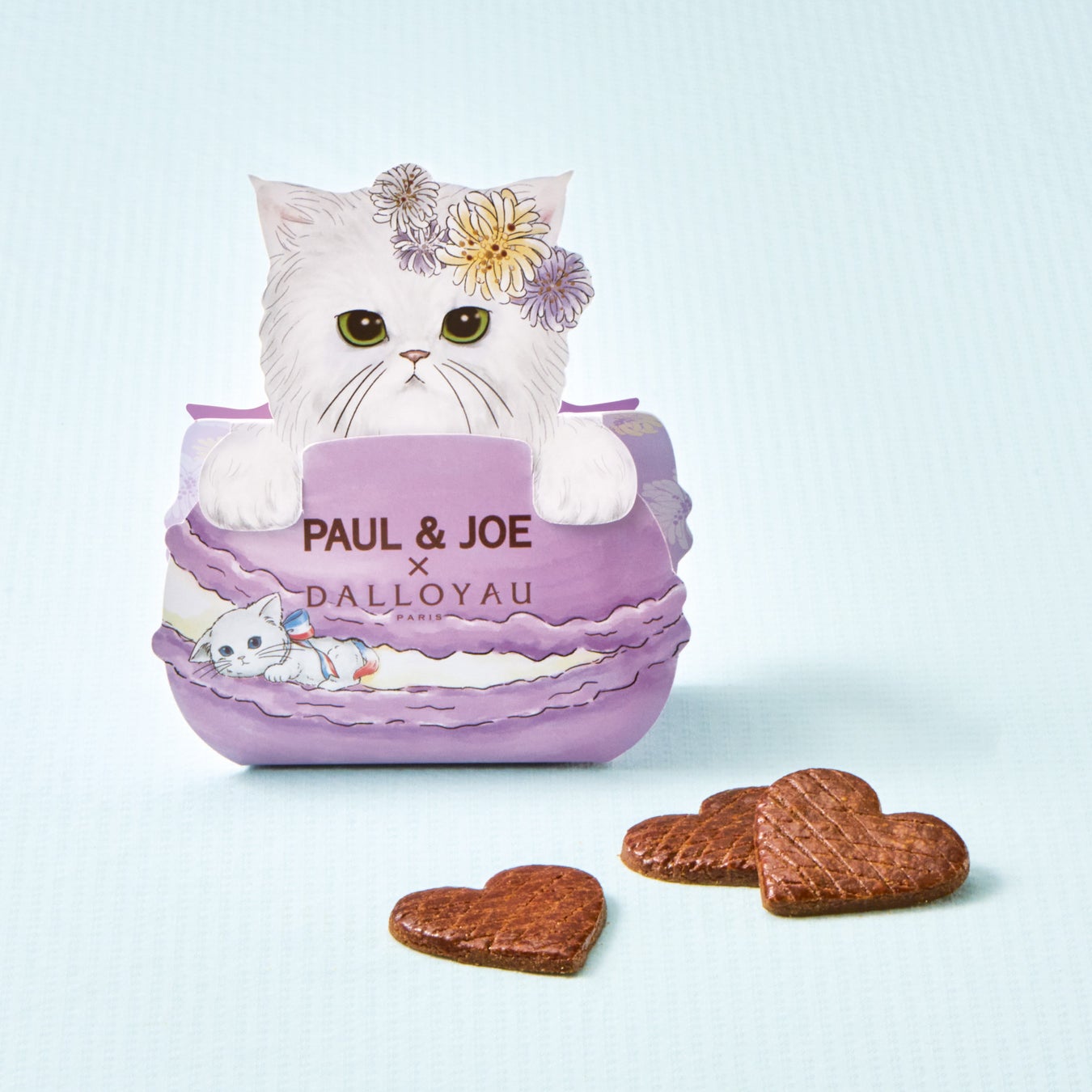 フランス、パリ生まれのブランド「PAUL ＆ JOE」とフランス洋菓子の「ダロワイヨ」のコラボ第2弾！可愛らしい3匹の猫たちをデザインしたスイーツを7/20（木）より発売のサブ画像2