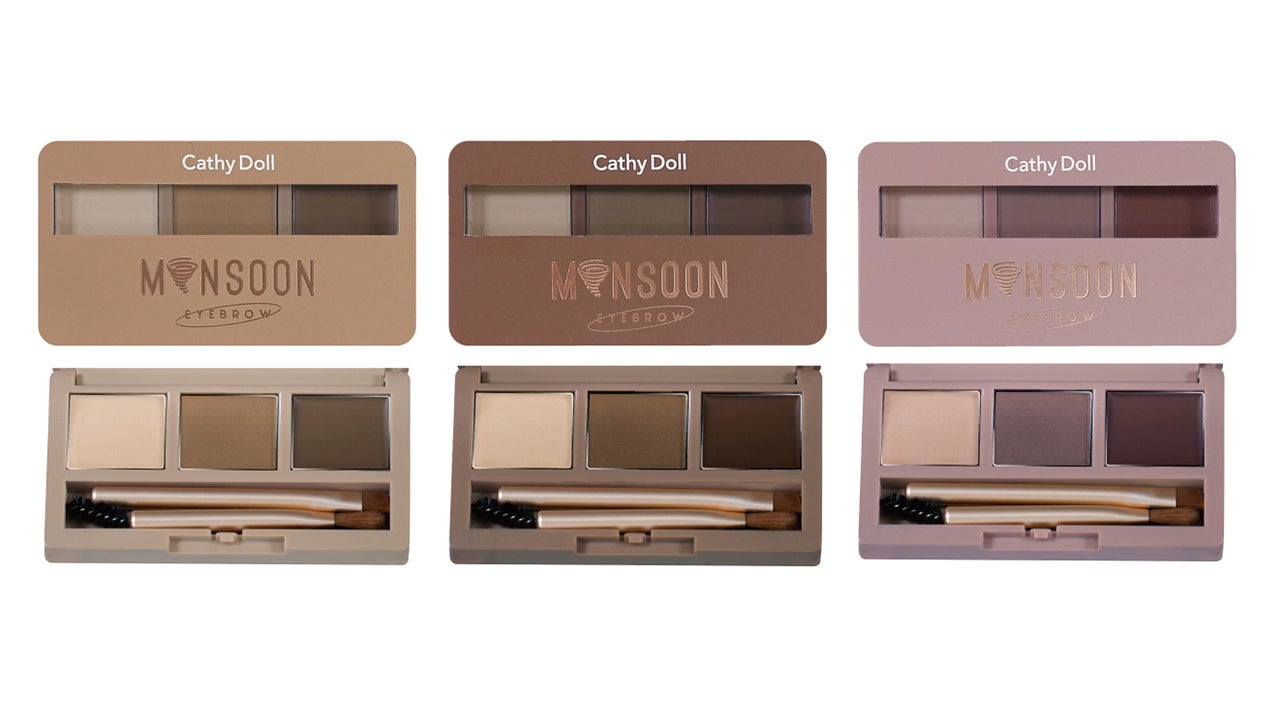 【タイ・日本共同企画】熱帯のモンスーン（雨季）にも負けない！耐久美眉が叶うアイブロウパレット「Cathy Doll モンスーンアイブロウワックス」が誕生のサブ画像4