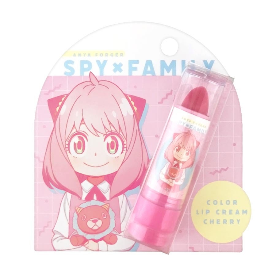 大人気TVアニメ『SPY×FAMILY』アーニャのイラストを使用したコスメシリーズ9アイテム 2023年8月上旬より発売のサブ画像15_色付きリップクリーム チェリーの香り